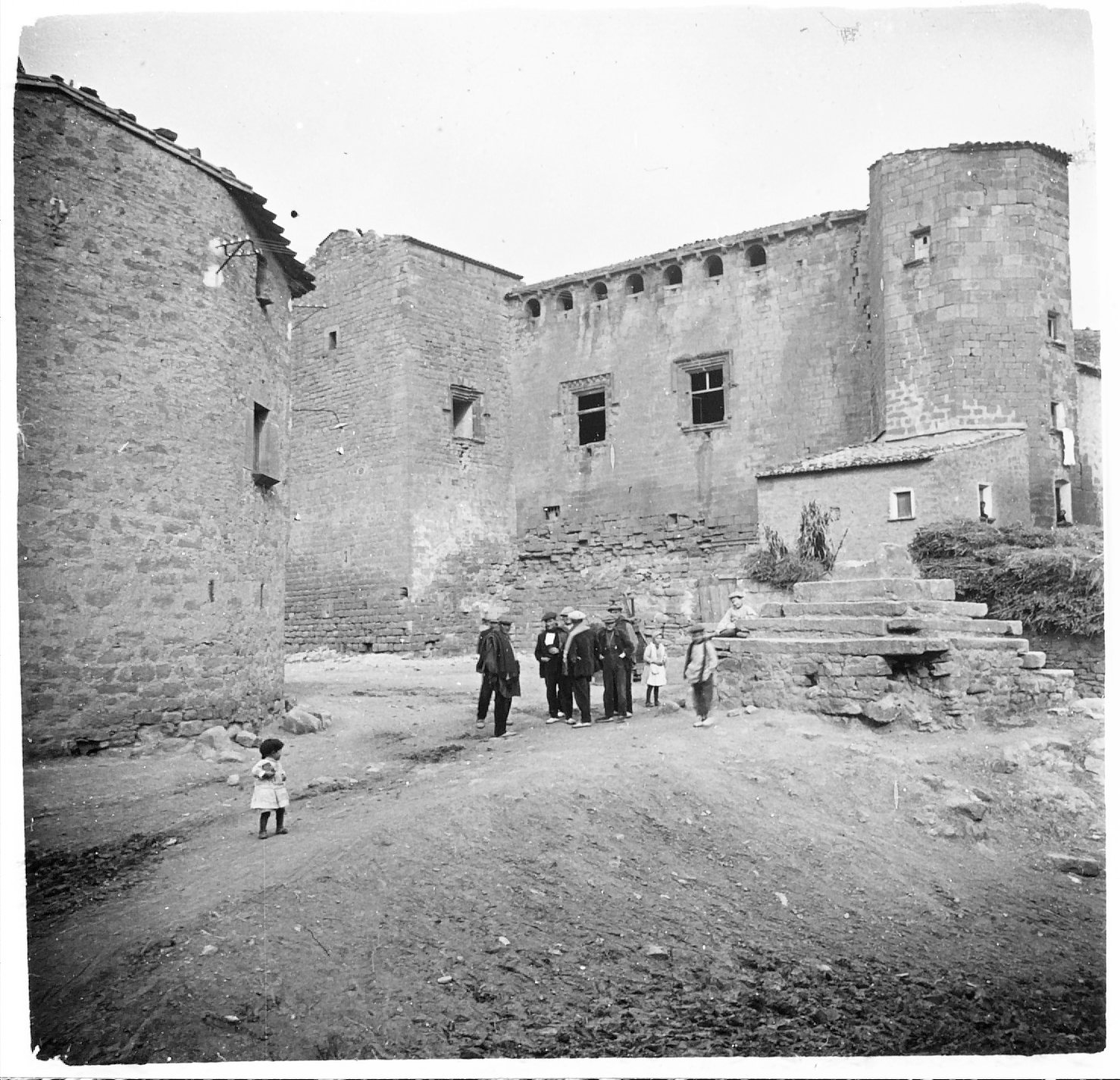 Vista antiga del castell